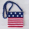 Star Spangled Crochet Flag Bag