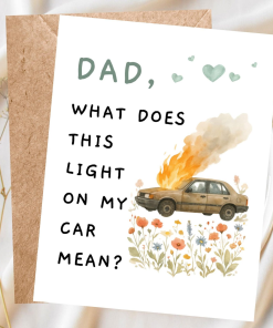 Funny Birthday Card Dad Birthday Card Happy Birthday Dad Card Funny Birthday Gift Dad Card Dad Jokes Gift from Daughter Birthday Gift Funny