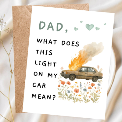 Funny Birthday Card Dad Birthday Card Happy Birthday Dad Card Funny Birthday Gift Dad Card Dad Jokes Gift from Daughter Birthday Gift Funny