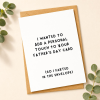 Cheeky, funny fathers day card for dad or step dad from his son or daughter this father’s day | Hilarious Birthday Gift for Dad